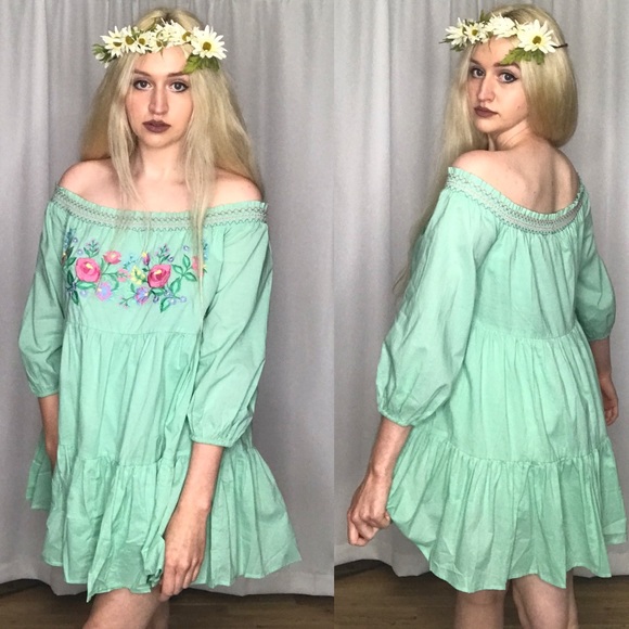 SALE NWT Umgee boutique boho embroidered dress - Picture 3 of 11